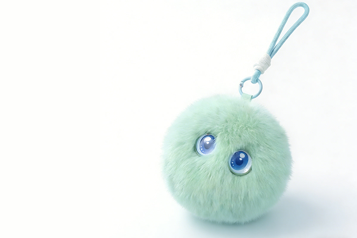 AI Interactive Plush Toy Cute AI Companion Plush Bag Charm for Stress Relief and Emotional Support