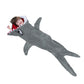 Shark Sleeping Bag Double Layer Plush Animal Blanket Pajamas Hoodie