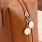 PU Leather Travel Cosmetic Bag with Handle
