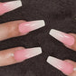 5 Set Semi Cured Gel Nail Wraps Gradient Jelly Nail Wraps UV Curable Self-Adhesive Nail Stickers DIY Nail Art