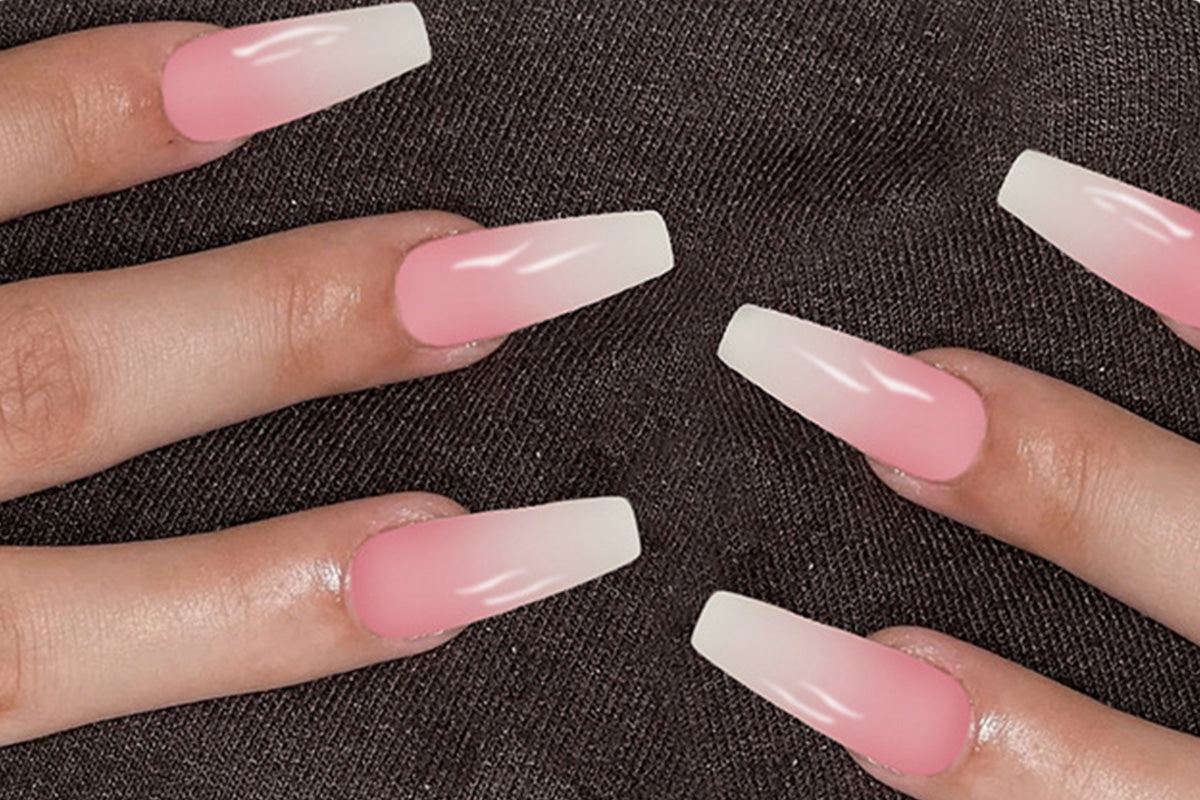 5 Set Semi Cured Gel Nail Wraps Gradient Jelly Nail Wraps UV Curable Self-Adhesive Nail Stickers DIY Nail Art