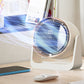 USB Rechargeable Air Circulator Wall Mounted Desktop Bladeless Fan