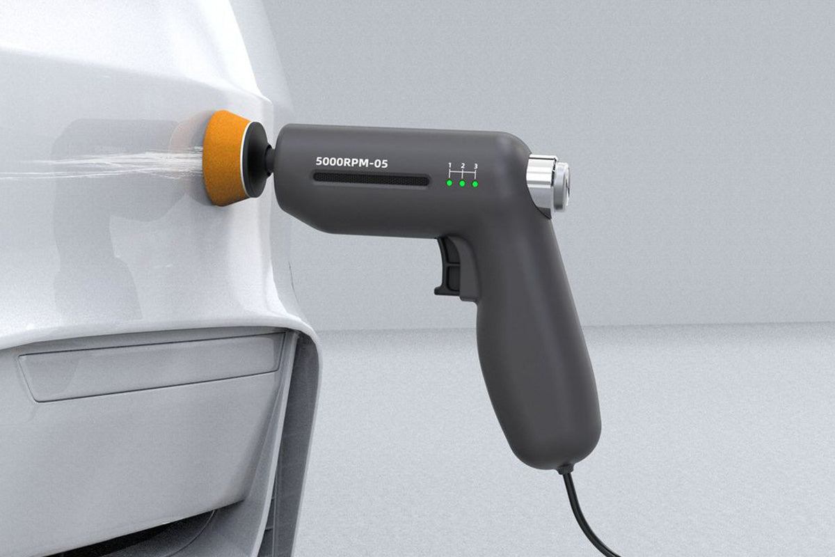 Auto Detailing Polisher Tool Car Polisher 5000RPM 3 Speed Handheld Buffer Waxer for Car Scratch Removal Waxing