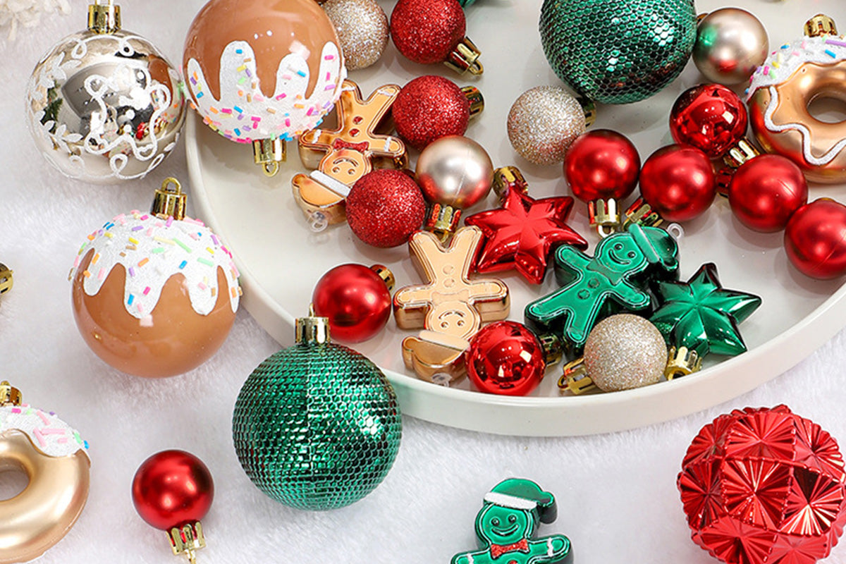42-Piece Christmas Tree Decorations Ornament Set
