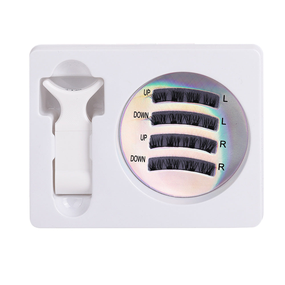 Eyelashes Kit With Clip Reusable Attractive Lashes No Glue Needed Lashes Kit