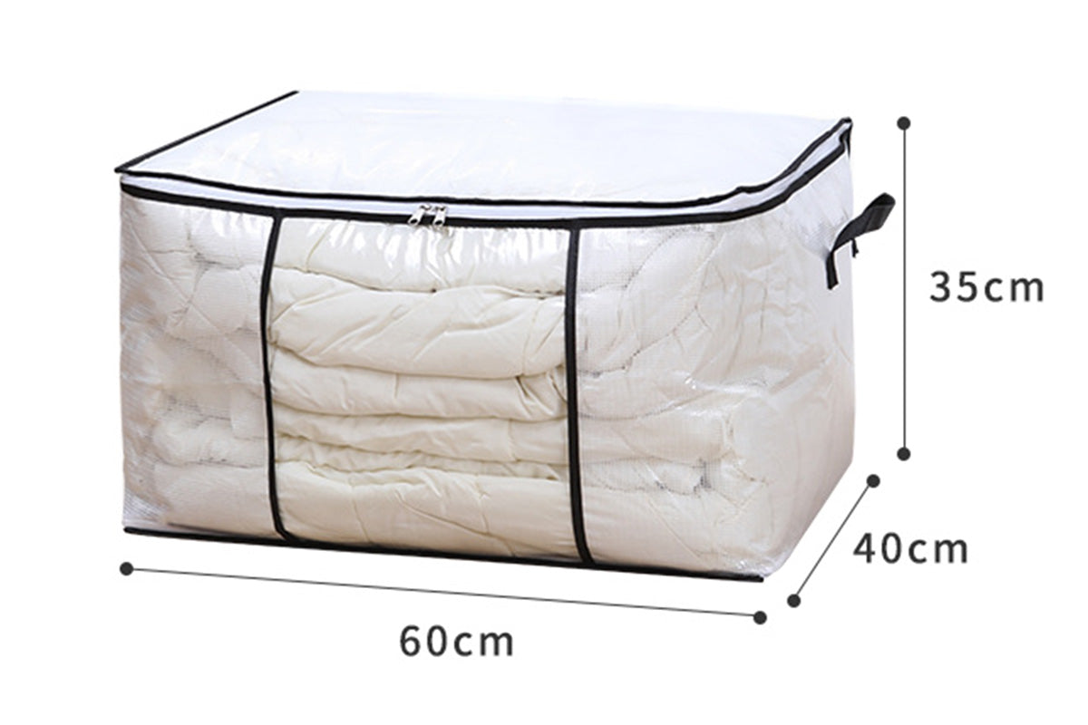 Clothes Quilt Blanket Storage Bags Foldable Blanket Storage Bins For Bedroom