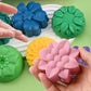3 Pack Flower Soap Mold Silicone Baking Molds for Soap Chocolate Cake