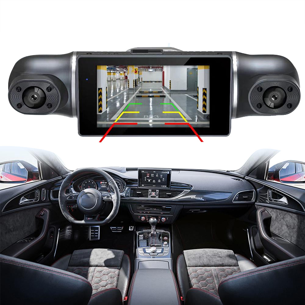 1080P HD 4 Channel Wifi Connection Car Dash Camera with 32GB Card