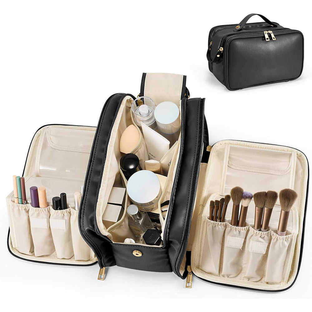 Large Capacity Travel Makeup Bag Portable Cosmetic Organizer Storage Toiletry Bags