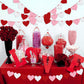 Felt Heart Garland Banner Decoration for Valentine's Weddings & Parties