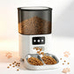 4.5L Automatic Cat Feeders with 2 Bowls Timer Pet Smart Feeder for Dog Cat