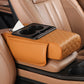 Car Armrest Cushion Organizer with Cup Holder Multi Functional Center Console Booster Pad