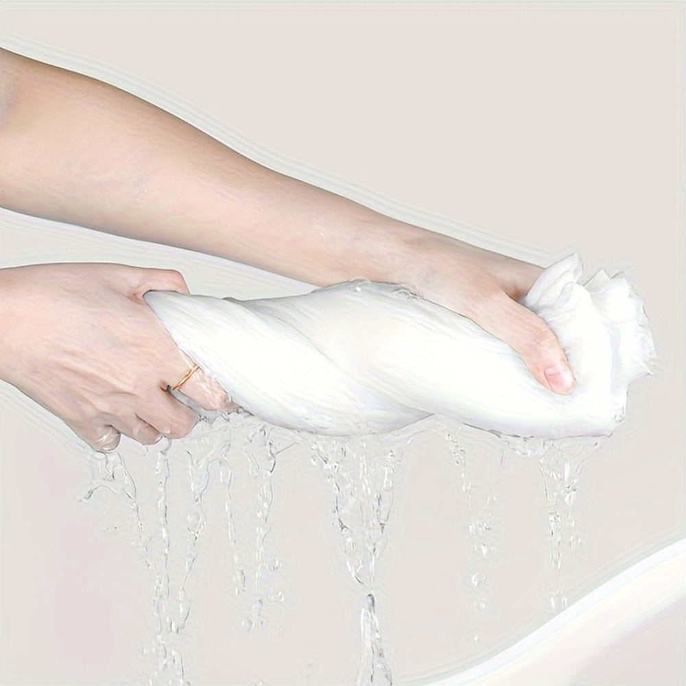 2 X Clear Toiletry Bag with 28Pcs Disposable Compressed Towels
