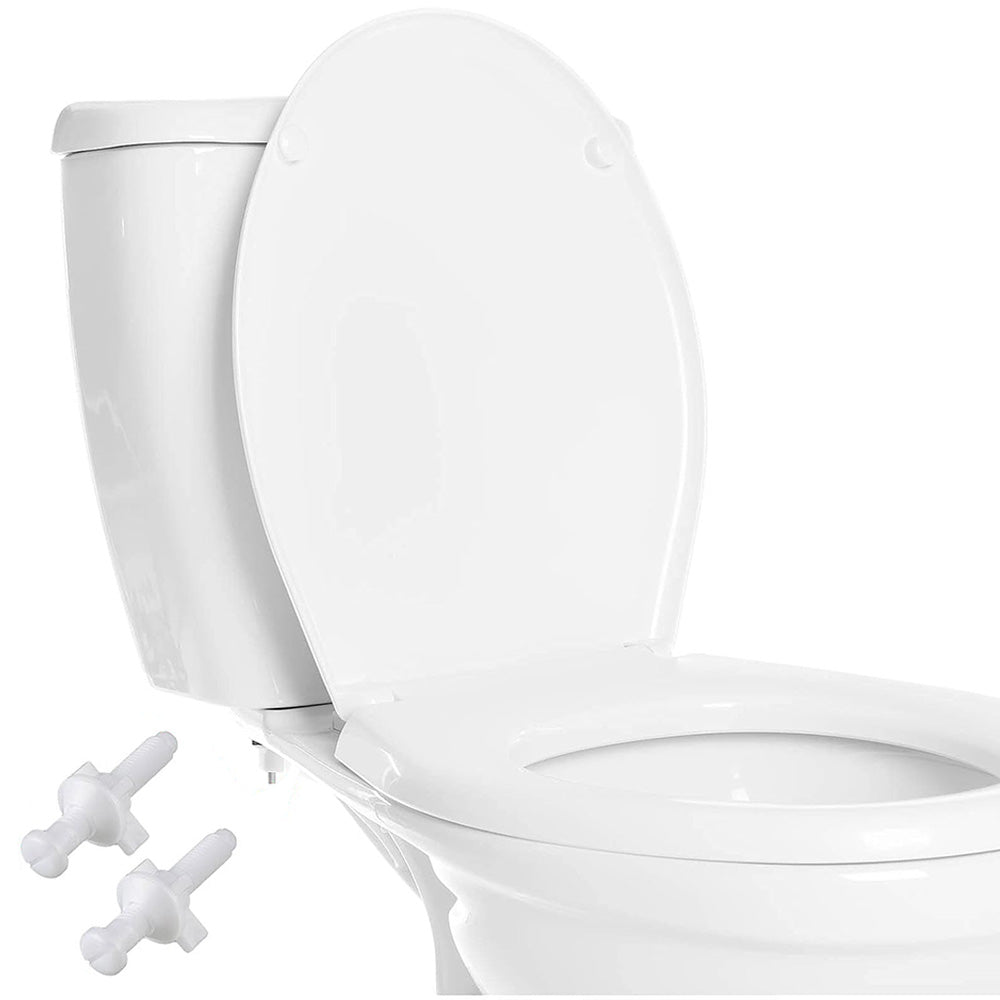 Plastic Toilet Seat Hinge Bolts Fixing Kit with Nuts and Washers Replacement