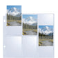 50 100Pcs 9 Grids Album Baseball Holder Sheets Double Side for Card Sleeves Photos