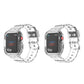 2Pcs Transparent Sports Wristband Replacement Strap for Apple Watch