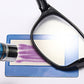 Rectangular Blue Light Blocking Reading Glasses for Seniors Comfortable Eye Protection