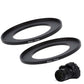2 Metal Camera Filter Adapter Rings 52mm to 58mm and 52mm to 77mm
