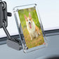 2PCS Clear Car Sun Visor Photo Holder Visor Picture Frame With Clips