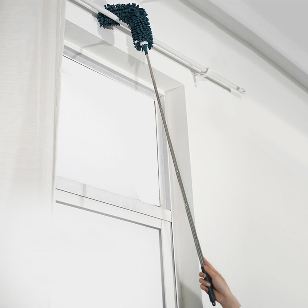 Extendable Chenille Duster with 2.5m Stainless Steel Pole and Flexible Head