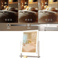 10X Magnifying LED Makeup Mirror 3-Color Dimmable 360-Degree Rotation Tabletop Vanity
