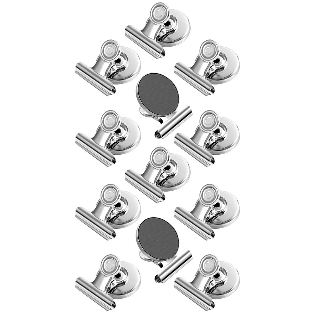 12 Pack Metal Fridge Clips for Photo Plan Refrigerator Clips for Home School Office