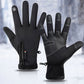 Winter Gloves Thermal Touch Screen Windproof Warm Outdoor Cold Weather for Men Women-Black