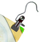 10Pcs Stainless Steel Metal Hanging Hook Clips for Closet