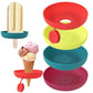 6Pcs No Drop Ice Cream Holders Popsicle Drip Catchers Popsicle Holders