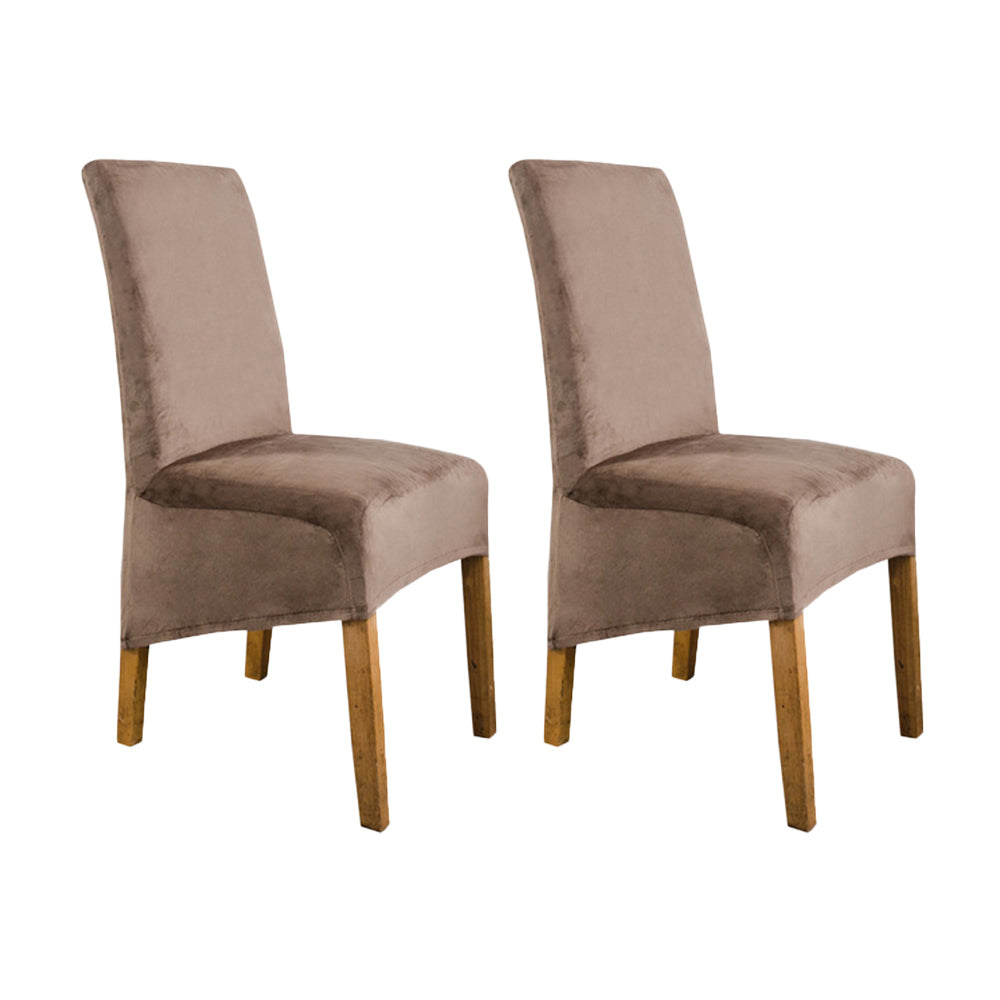 2Pcs Stretch Chair Covers for Dining Room