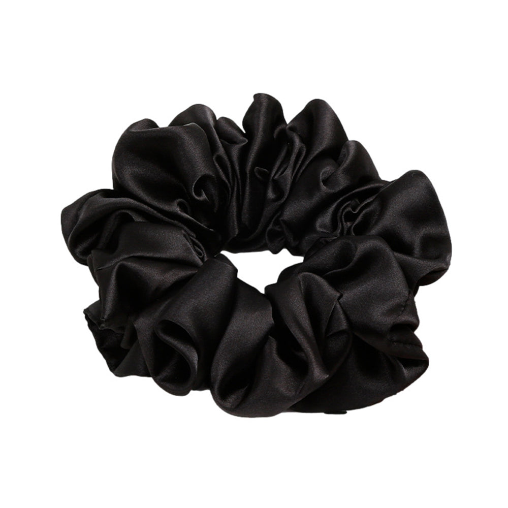 6Pcs Satin Scrunchies for Women Large Hair Scrunchy Thick Elastic Hair Ties Hair Bands Ponytail Holders