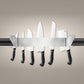 2PCS Stainless Steel Grill Tool Holder Adjustable Barbecue Utensil Rack