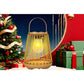 Solar Lanterns Outdoor Waterproof Hanging Hand-Woven Lanterns for Outside Garden Yard