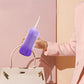 Mini Cordless Water Flosser Teeth Cleaner For Braces with Stretchable 240ML Water Tan