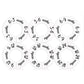 6Pcs Closet Size Dividers Nursery Wardrobe Organizer