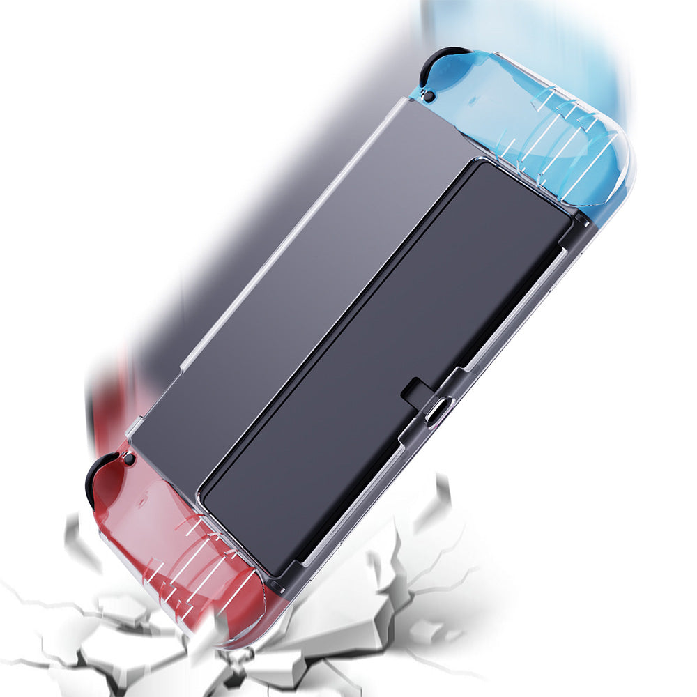 Clear Protective Case for Nintendo Switch OLED 1 2 with Card Slot