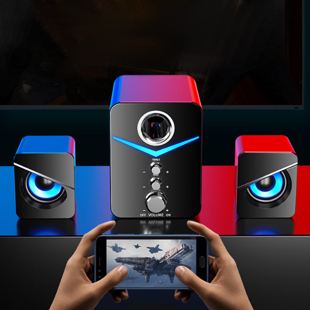 Computer Speaker System Bluetooth Surround Sound for Desktop Laptop