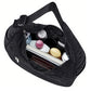 Small Puffer Crescent Shoulder Bag for Women Nylon Quilted Handbag with Adjustable Strap