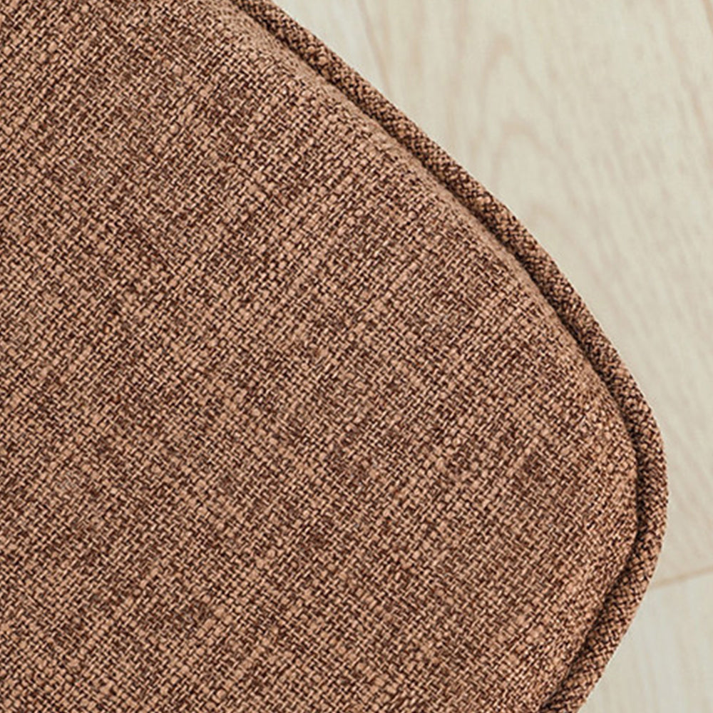 2Pcs Hoof-Shape Non-Slip Chair Cushion With Ties