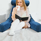 Back Support Pillow with Arms (with a neck pillow)