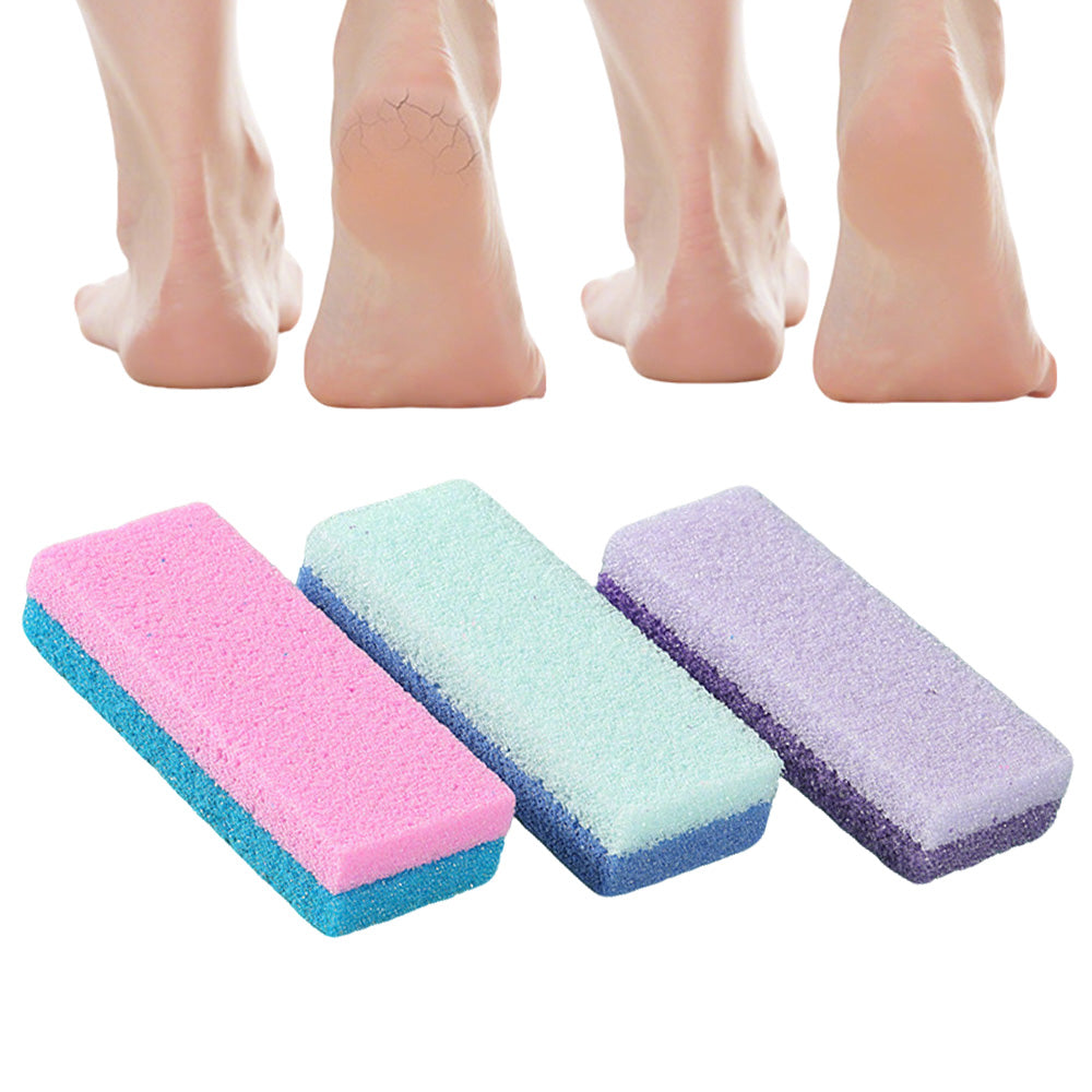 3Pcs Double-Sided Pumice Stone for Feet Foot Smoothing Tool