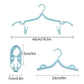 Foldable Travel Hanger Set with Clips and Storage Bag
