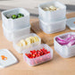 Food Storage Drain Containers with Lids and Ventilation Holes