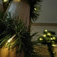 10m Christmas Garland with 100 LED Lights Artificial Wreath Stairs Rattan Decoration