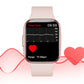 Bluetooth Smart Watch Health Fitness Tracker Blood Pressure Heart Rate Sport Watch