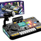 DJ Mixer Controller Musical Toy with Mic and LED Lights Piano Keys