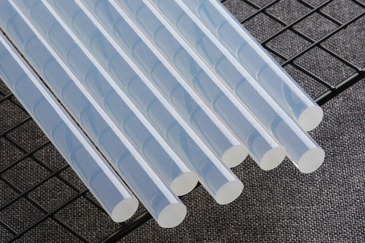 20 Pcs Hot Melt Glue Sticks 11mmx200mm Full Size Clear Lot Clear Adhesive for Crafts