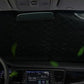 Car Windshield Snow Cover Protector with Reflection Strips-Triple Layer Black