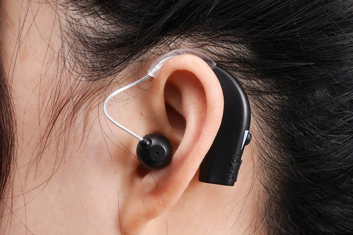Hearing Aids Rechargeable with Noise Cancelling and Volume Control for Seniors