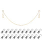 Hanging Storage Chain Boho Stuffed Animal Hammock Corner with 20 Metal Clips